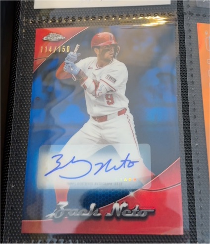 2025 Topps Chrome Update #CHRU-ZN Zach Neto Chromeography Auto — front