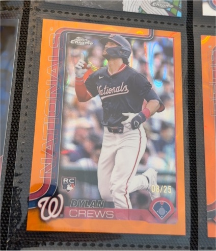 2025 Topps Chrome #146 Dylan Crews — front