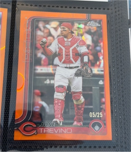 2025 Topps Chrome Update #USC2 Jose Trevino — front