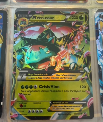 2014 Pokémon TCG XY Evolutions #2 Mega Venusaur EX — front