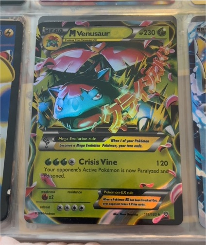 2014 Pokémon TCG XY Base Set #2 Mega Venusaur EX — front
