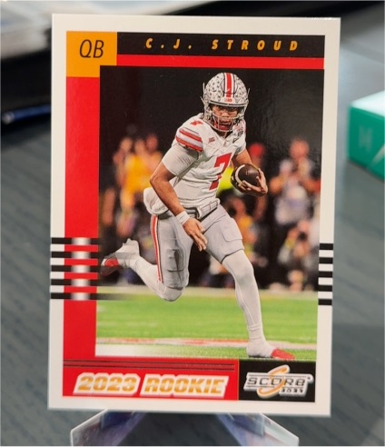 2023 Panini Score #2 C.J. Stroud Rookie — front