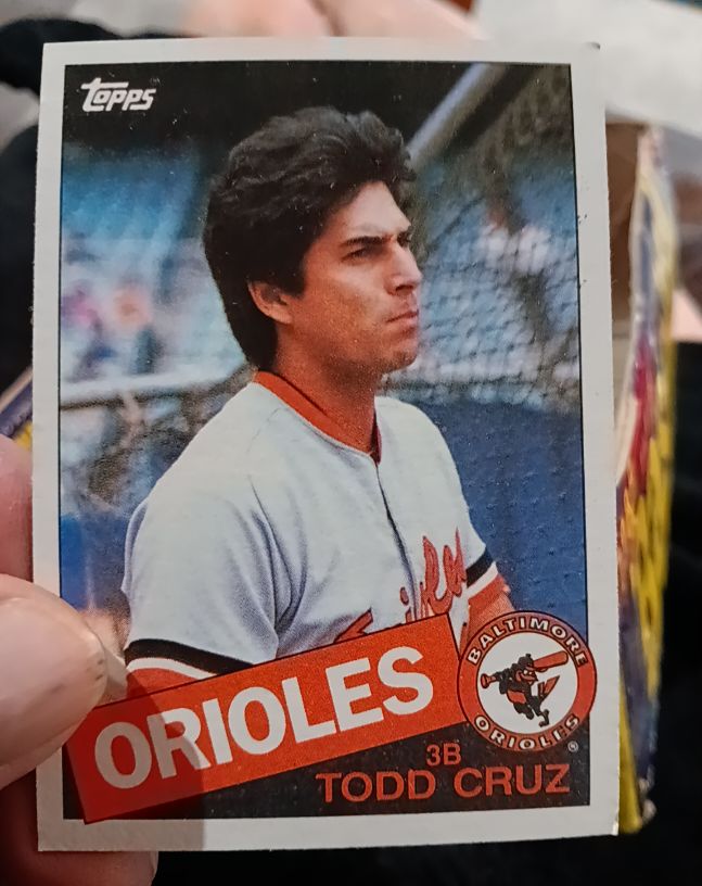 1985 Topps #366 Todd Cruz — front