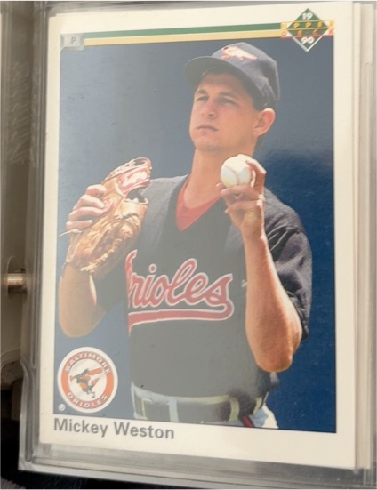 1990 Upper Deck #683 Mickey Weston — front