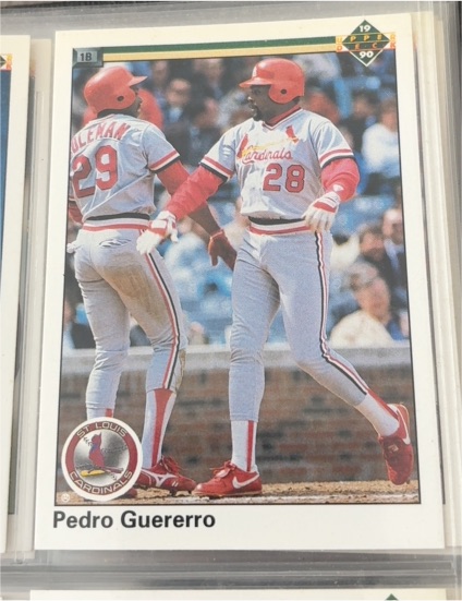 1990 Upper Deck #244 Pedro Guerrero — front