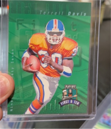 1997 Playoff First & Ten #145 Terrell Davis — front