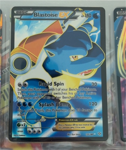 2014 Pokémon #155 Blastoise EX — front