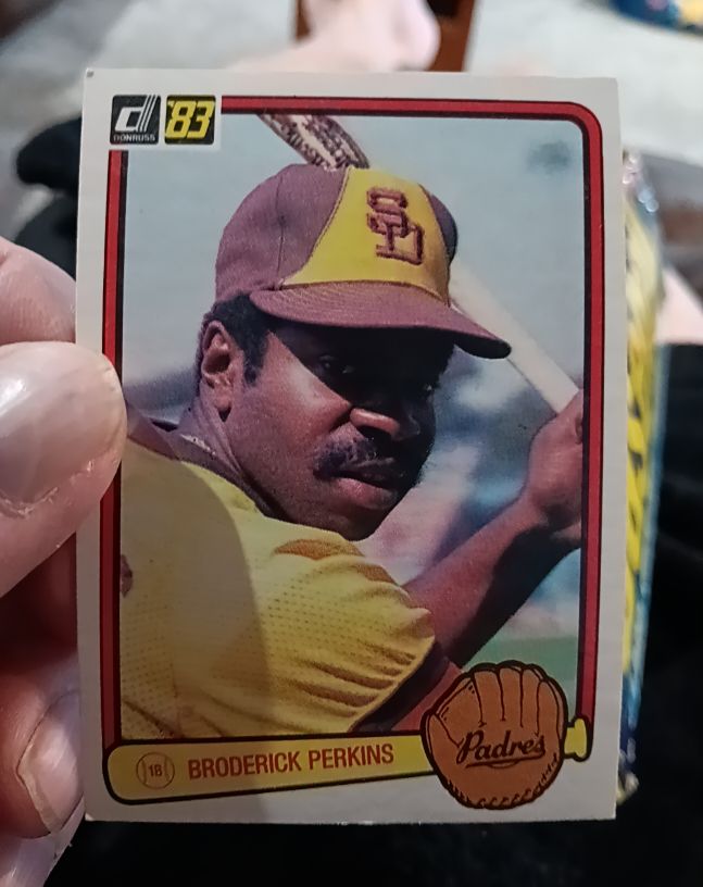 1983 Donruss #121 Broderick Perkins — front
