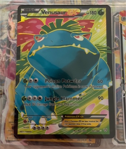 2014 Pokémon XY Base Set #141 Venusaur EX — front