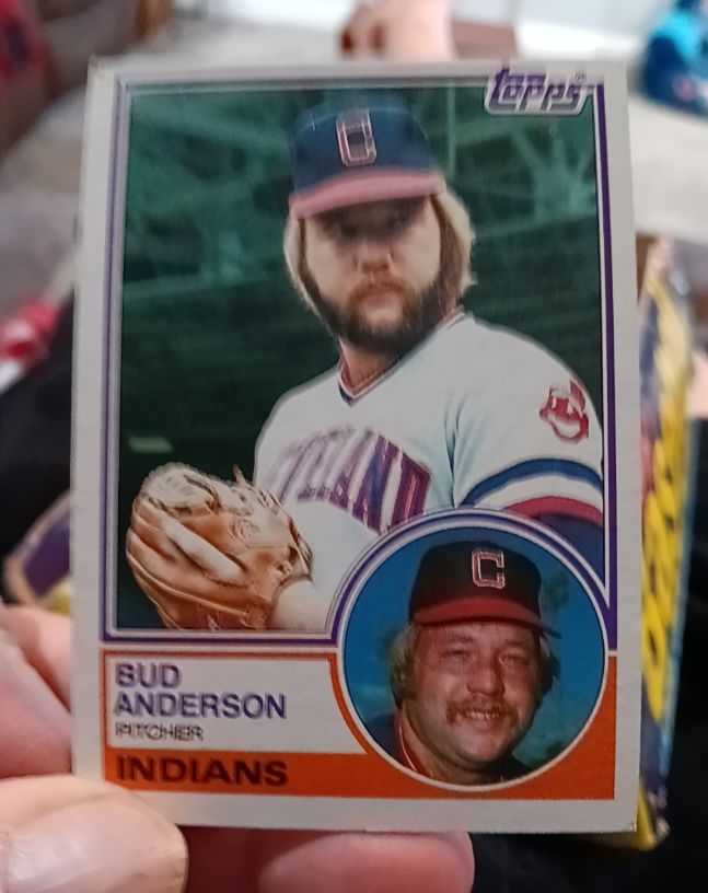 1983 Topps #367 Bud Anderson — front
