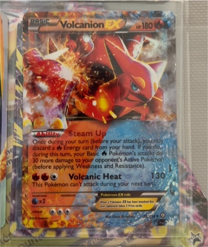 2016 Pokémon TCG Steam Siege #26/114 Volcanion EX — front