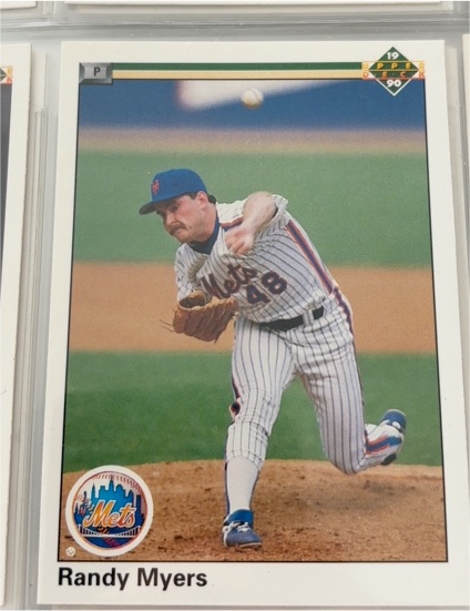 1990 Upper Deck #581 Randy Myers — front
