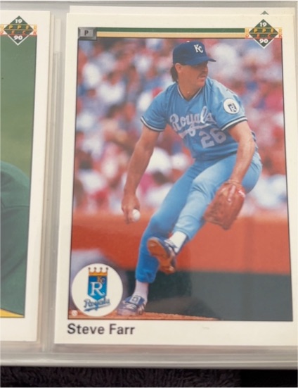 1990 Upper Deck #680 Steve Farr — front