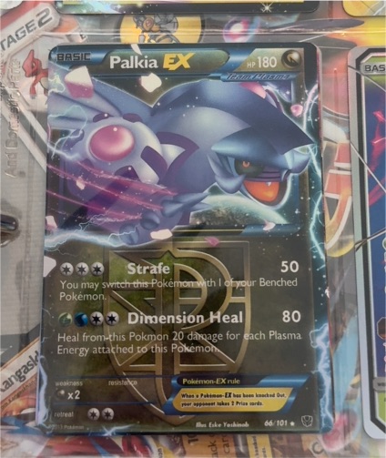 2013 Pokémon Plasma Blast #66 Palkia EX — front