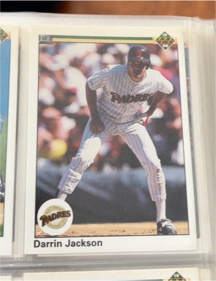 1990 Upper Deck #414 Darrin Jackson — front
