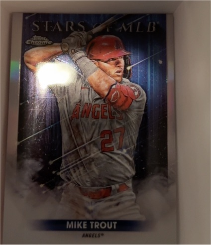 2022 Topps Stars of MLB Chrome #SMLBC-1 Mike Trout — front