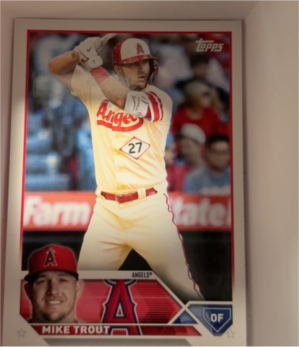 2023 Topps #27 Mike Trout — front