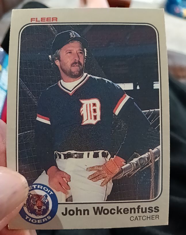 1983 Fleer #351 John Wockenfuss — front