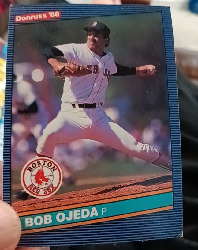 1986 Donruss #636 Bob Ojeda — front