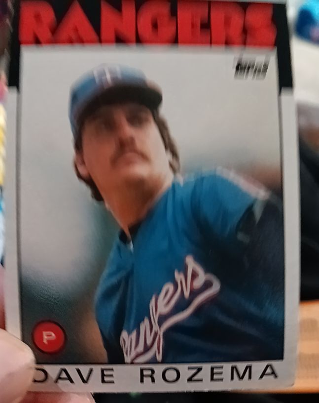 1986 Topps #739 Dave Rozema — front