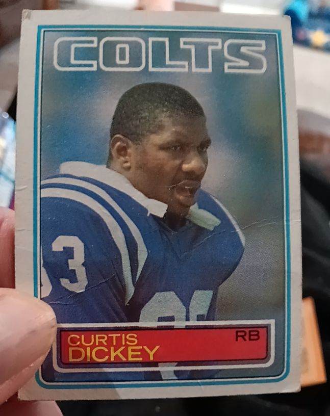 1983 Topps #211 Curtis Dickey — front