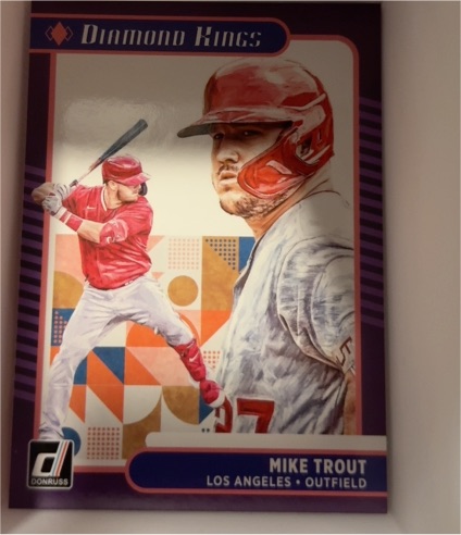 2021 Donruss Diamond Kings #14 Mike Trout — front