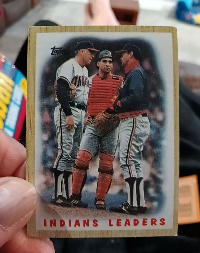 1987 Topps #11 Indians Leaders — front