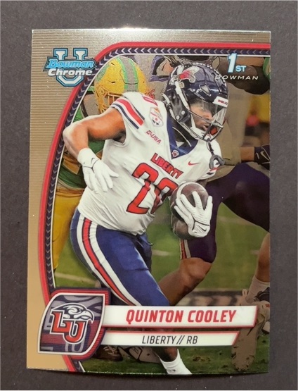 2024 Bowman Chrome University #147 Quinton Cooley — front