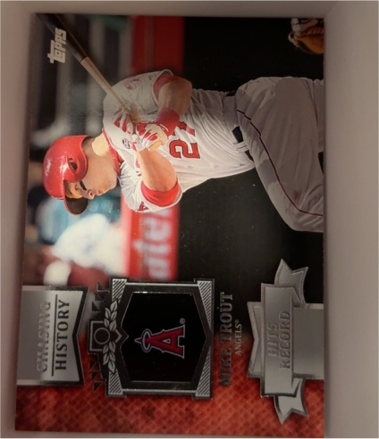2013 Topps Update #CH-121 Mike Trout Chasing History — front