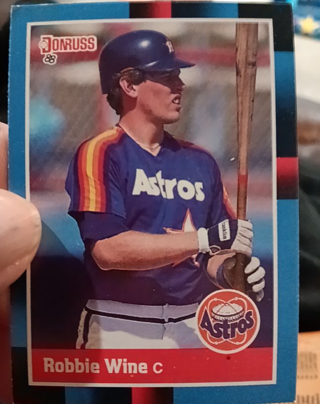 1988 Donruss #508 Robbie Wine — front