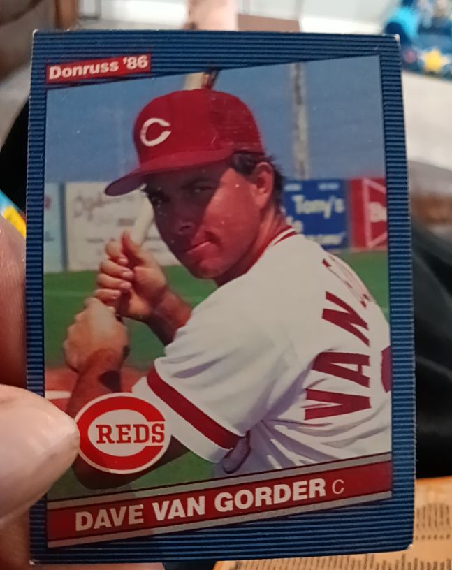 1986 Donruss #550 Dave Van Gorder — front