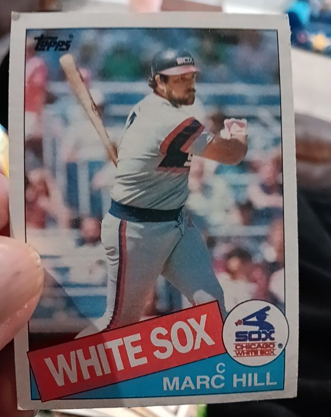 1985 Topps #312 Marc Hill — front
