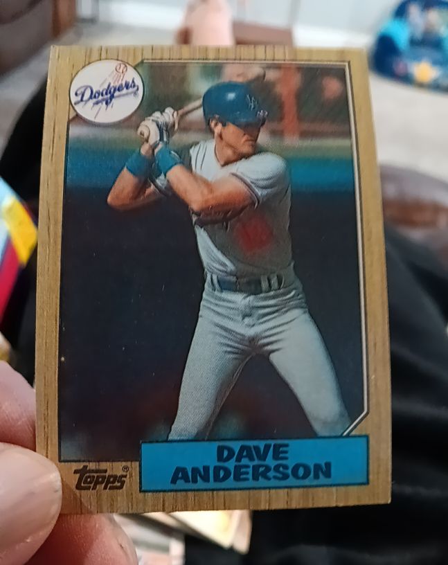 1987 Topps #73 Dave Anderson — front