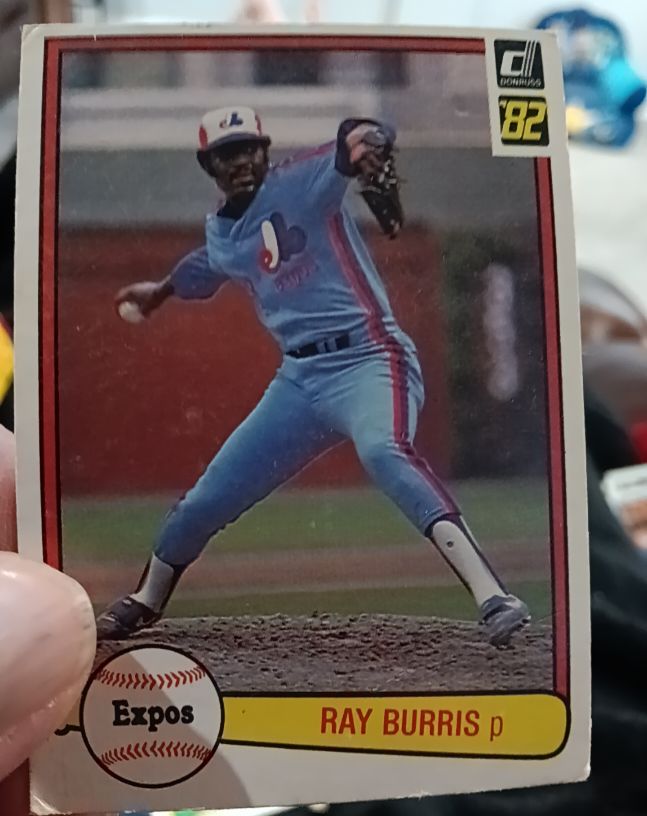 1982 Donruss #414 Ray Burris — front