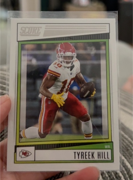 2022 Panini Score Football #113 Tyreek Hill — front