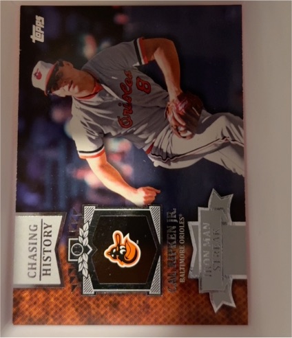 2013 Topps Chasing History #CH-4 Cal Ripken Jr. — front