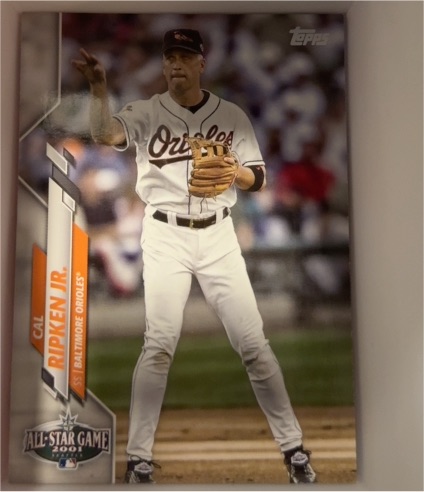 2020 Topps Update #U-209 Cal Ripken Jr. — front