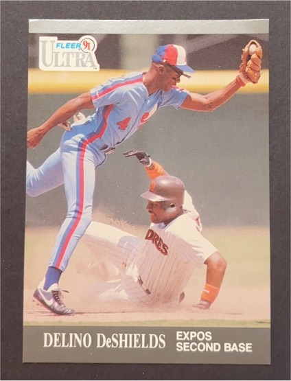 1991 Fleer Ultra #200 Delino DeShields — front