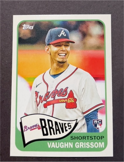 2023 Topps Archives #120 Vaughn Grissom Rookie Card — front