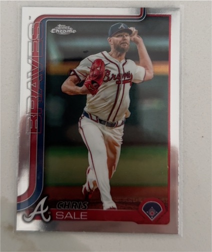 2025 Topps Chrome #182 Chris Sale — front