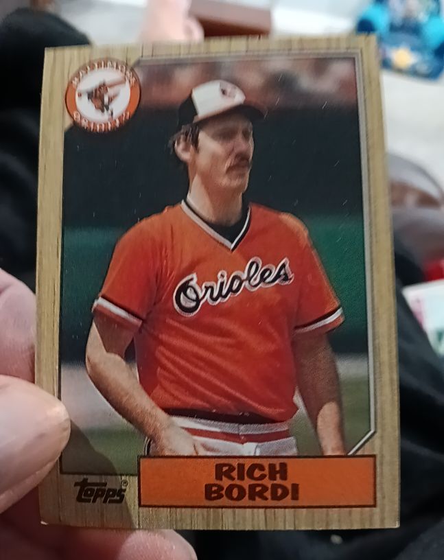 1987 Topps #638 Rich Bordi — front