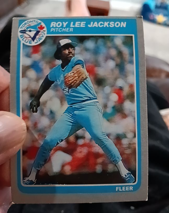 1985 Fleer #108 Roy Lee Jackson Toronto Blue Jays — front