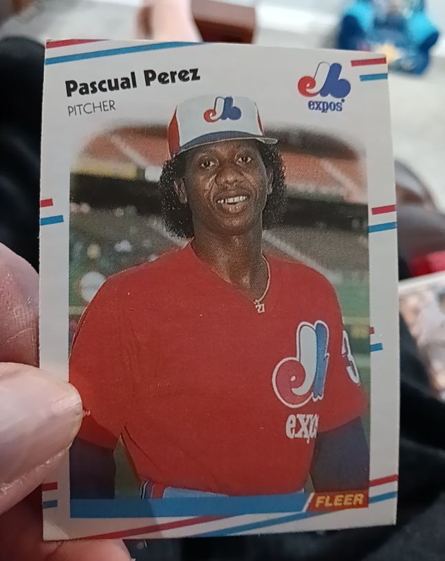1988 Fleer #192 Pascual Perez — front