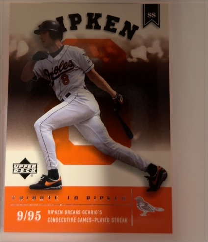 2002 Upper Deck Tribute to Ripken #CR98 Cal Ripken Jr. — front