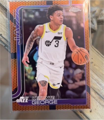 2025-26 Topps Chrome #235 Keyonte George — front