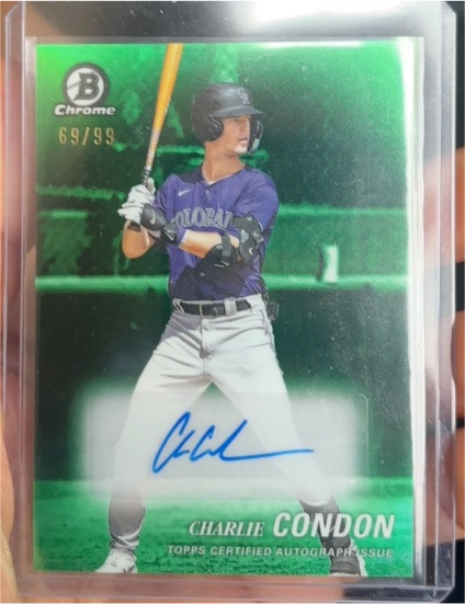 2025 Bowman Chrome #69 Charlie Condon — front