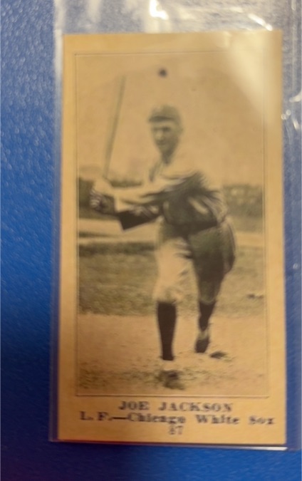 1916 Sporting News #27 Joe Jackson — front