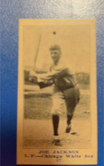 1916 Gimbels #87 Joe Jackson — front