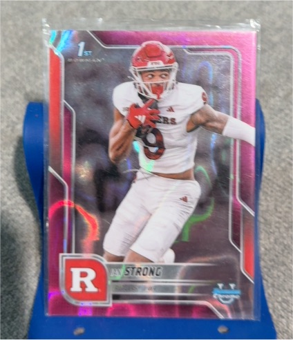 2025 Bowman University Chrome #119 Ian Strong — front