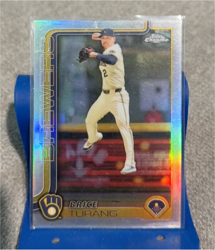 2025 Topps Chrome #109 Brice Turang — front